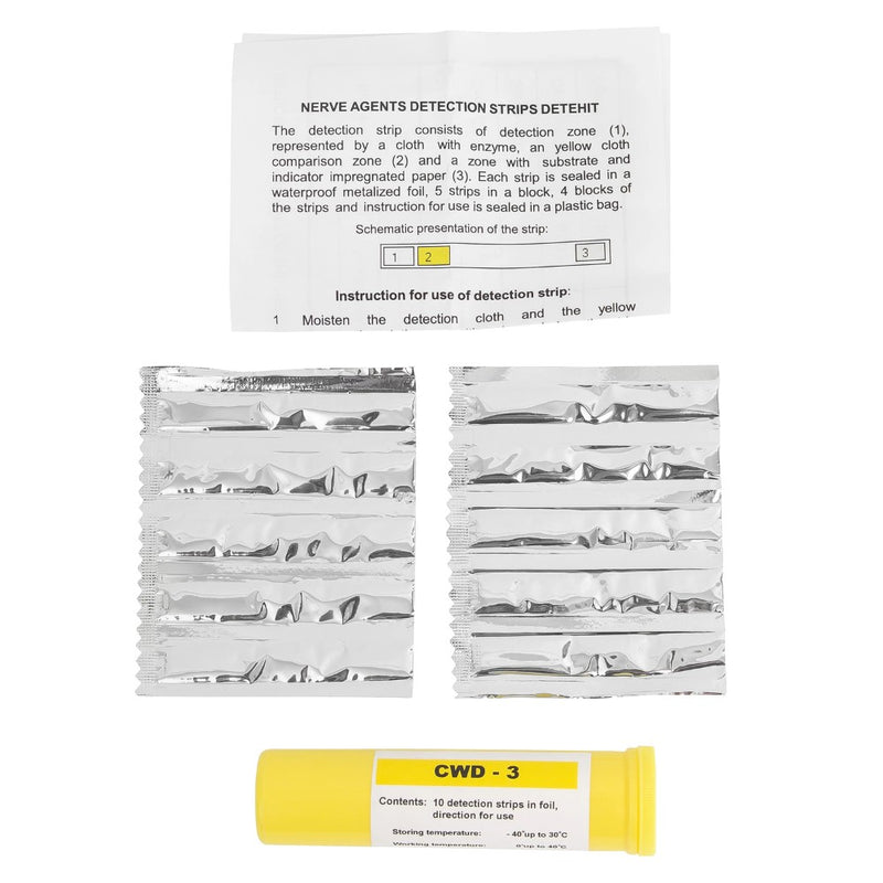 MIRA Safety DETEHIT CWD-3 CBRN Detection Strips